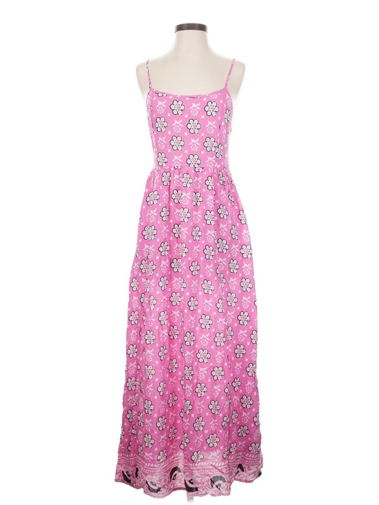 aerie Dresses & Skirts - Aerie small open back Pink Floral Maxi Sundress